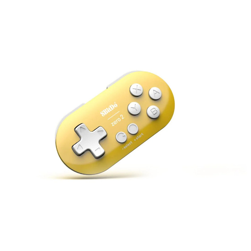 8BitDo Zero 2 Bluetooth Gamepad - Yellow -  وحدة تحكم